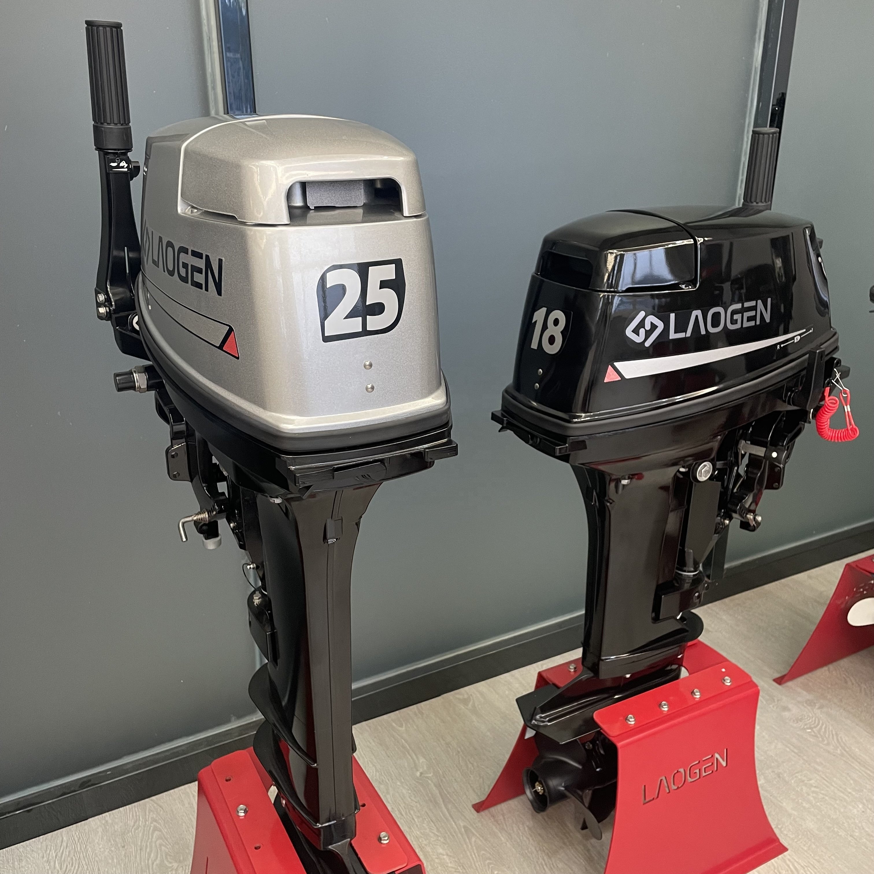 Laogen 2 Stroke Outboard Motor 9.9 15hp Outboard Engine Match Tohatsu M18E2 Outboard Boat Engine 18hp 15hp Outboard Motor